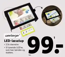 Lidl Weinberger LED-læselup tilbud