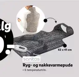 Lidl Ryg- og nakkevarmepude tilbud