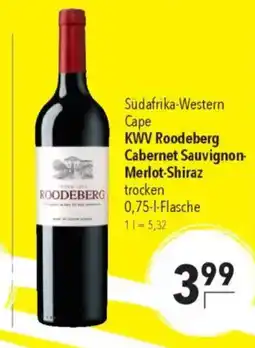 Citti Cape KWV Roodeberg Cabernet Sauvignon- Merlot-Shiraz tilbud