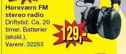 Harald Nyborg Høreværn FM stereo radio tilbud