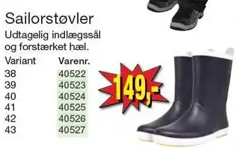 Harald Nyborg Sailorstøvler tilbud