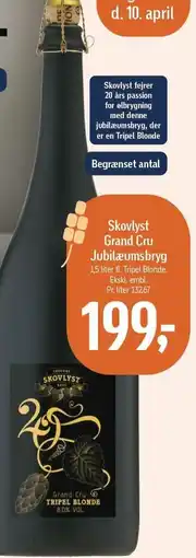Føtex Skovlyst Grand Cru Jubilæumsbryg tilbud