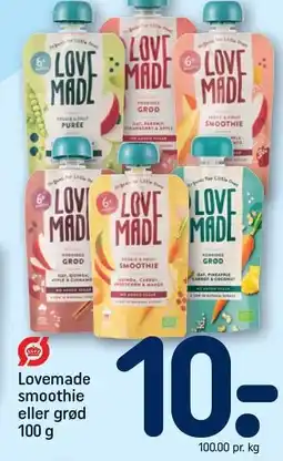 REMA 1000 Lovemade smoothie eller grød tilbud