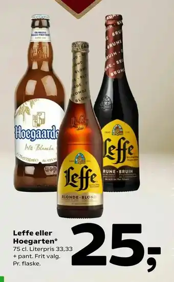 Coop 365 Leffe eller Hoegarten tilbud