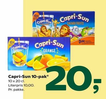 Coop 365 Capri-Sun 10-pak tilbud