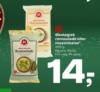 Coop 365 Økologisk remoulade eller mayonnaise tilbud