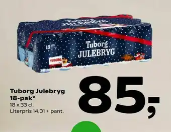 Coop 365 Tuborg Julebryg 18-pak tilbud