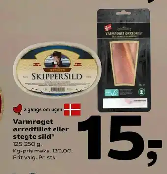 Coop 365 Varmrøget ørredfillet eller stegte sild tilbud