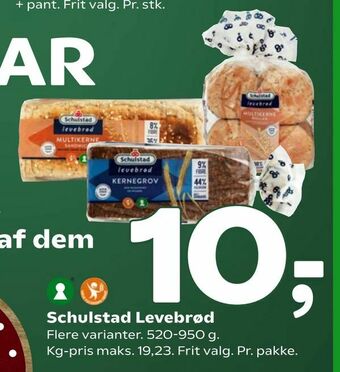 Coop 365 Schulstad Levebrød tilbud