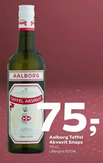 Coop 365 Aalborg Taffel Akvavit Snaps tilbud