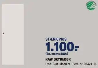 Raw Skydedør