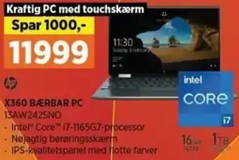 Power X360 Bærbar PC 13AW2425NO tilbud
