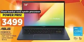 Power Asus Vivobook 14 R438AEB803T tilbud