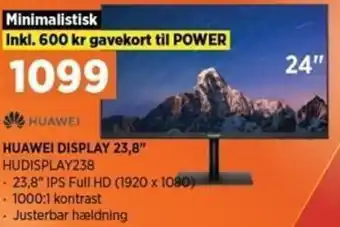 Power Huawei Display 23,8" HUDISPLAY238 tilbud