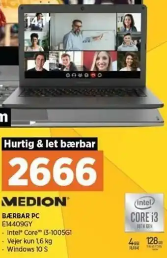 Power Bærbar Pc E14409GY tilbud