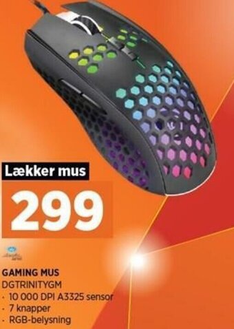 Power Gaming Mus DGTRINITYGM tilbud