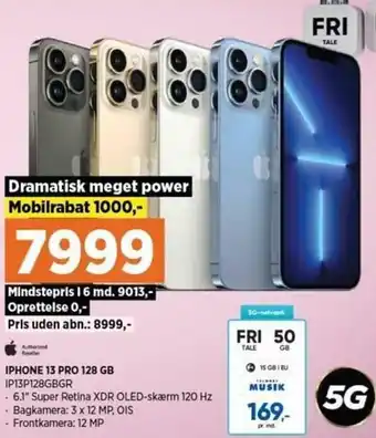 Power iPhone 13 Pro 128 gb ip13p128GBGR tilbud