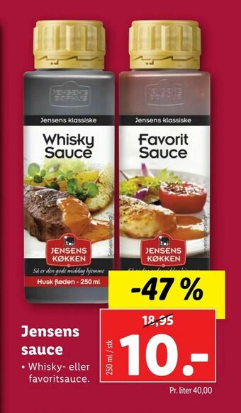 Let-Køb Jensens sauce tilbud