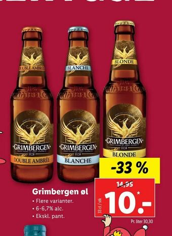 Let-Køb Grimbergen øl tilbud