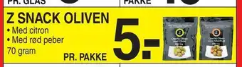 ABC Lavpris Z snack oliven tilbud