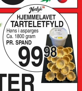 Hjemmelavet tarteletfyld