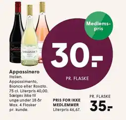 SPAR Appassinero tilbud