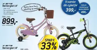 Thansen Børnecykel 14'' tilbud