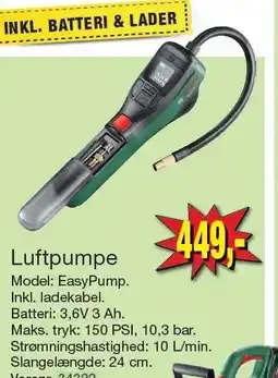 Harald Nyborg Luftpumpe tilbud