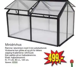 Harald Nyborg Minidrivhus tilbud