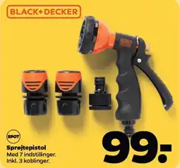 Sprøjtepistol Med 7 indstillinger.