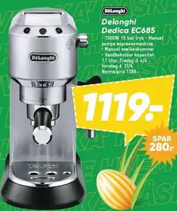 Bilka Delonghi Dedica tilbud