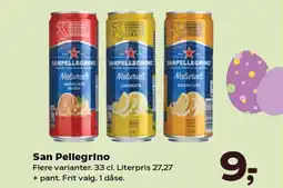 SuperBrugsen San pellegrino tilbud