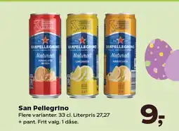 Kvickly San Pellegrino tilbud