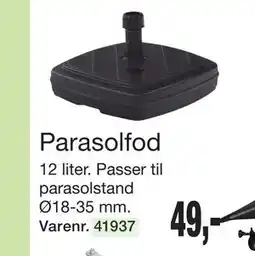 Harald Nyborg Parasolfod tilbud