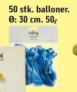 Føtex 50 stk. balloner tilbud