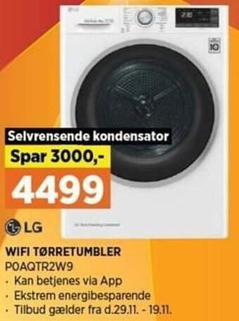 Power Wifi Tørretumbler P0AQTR2W9 tilbud