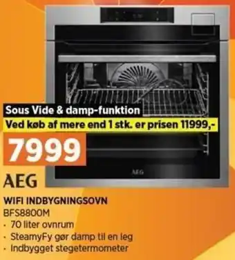 Power Wifi Indbygningsovn BFS8800M tilbud