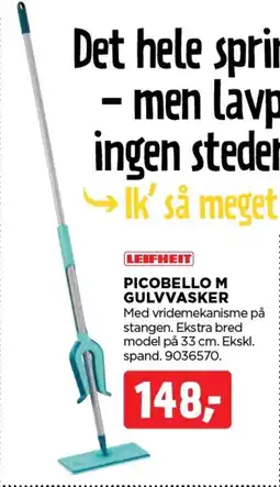 jem & fix Picobello m gulvvasker tilbud