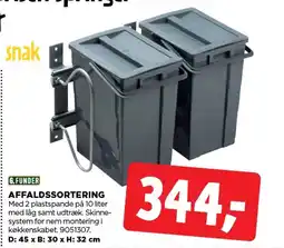 jem & fix G.FUNDER Affaldssortering tilbud