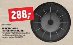 jem & fix PARK SOLAR Elektronisk parkeringsskive tilbud