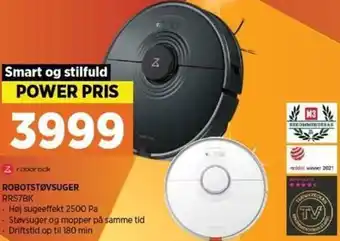 Power Robotstøvsuger RRS7BK tilbud