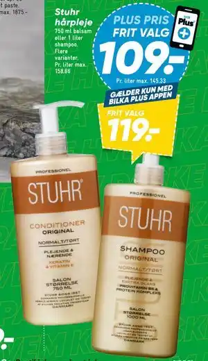 Bilka Stuhr hårpleje tilbud