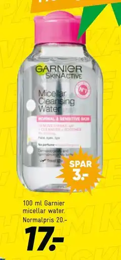 Bilka 100 ml Garnier micellar water tilbud