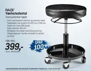 Thansen Værkstedsstol tilbud