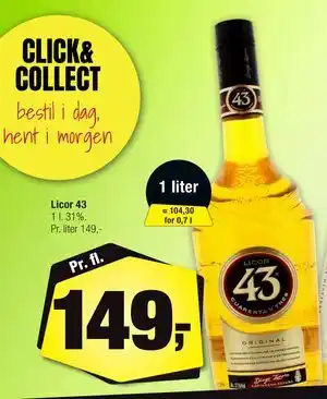 Calle Licor 43 tilbud