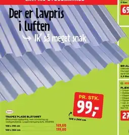 jem & fix TRAPEZ PLADE BLÅTONET tilbud