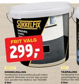 jem & fix SOKKELMALING tilbud