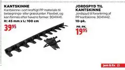 jem & fix JORDSPYD TIL KANTSKINNE tilbud