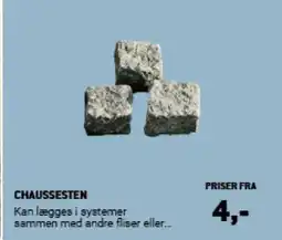 XL-BYG CHAUSSESTEN tilbud