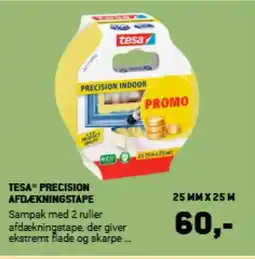 XL-BYG TESA PRECISION AFDÆKNINGSTAPE tilbud